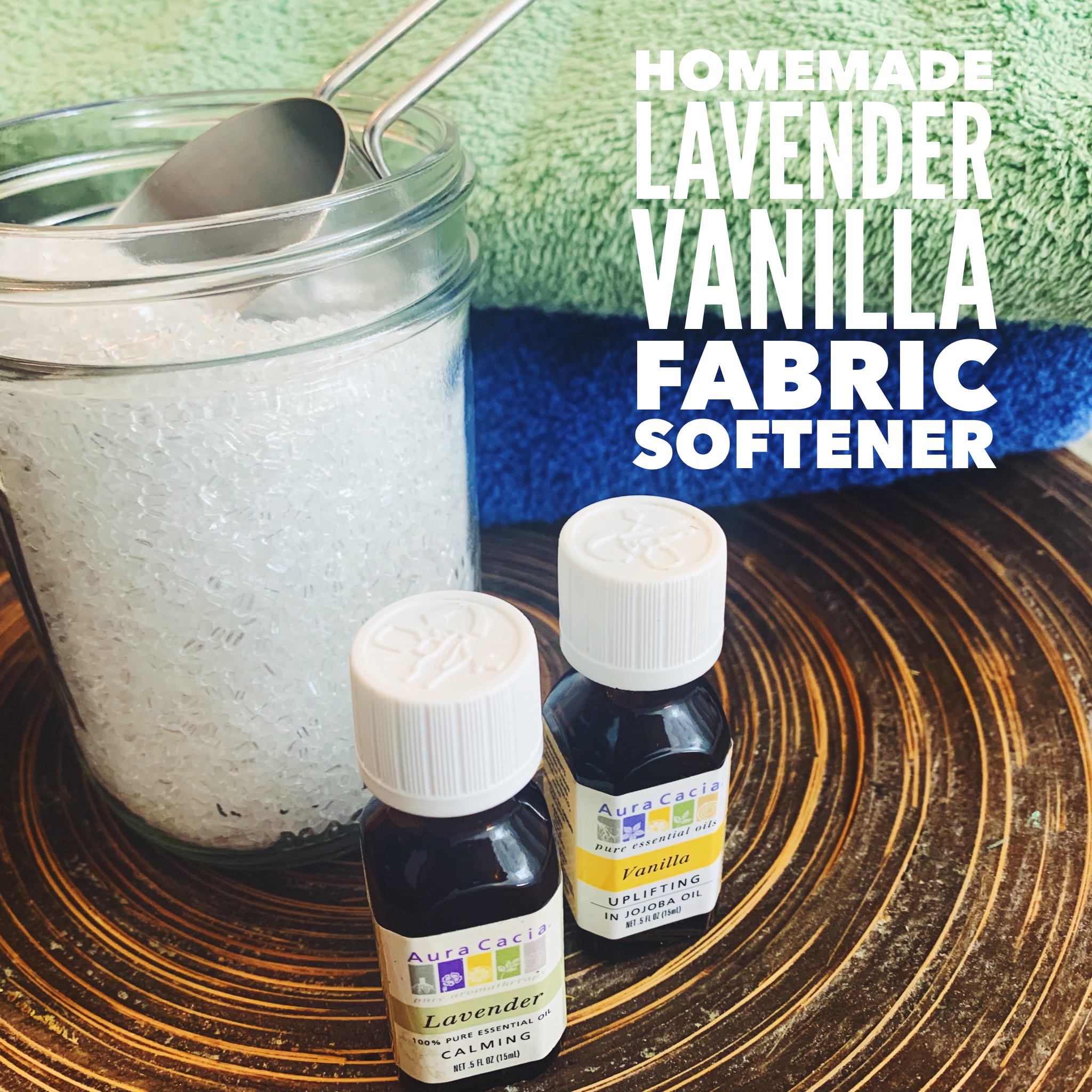 How to Make Lavender Vanilla Fabric Softener (16 loads)